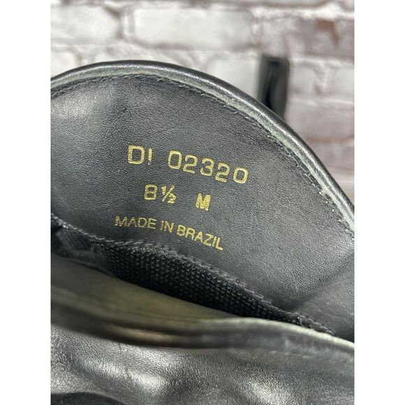 DINGO Black Leather Western Studded Ankle Heel Booties Women Sz 8.5M US/39EU - Picture 12 of 16